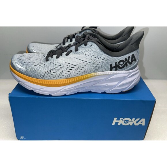 Hoka One One Other - Hoka One One Clifton 8 in Blue Fog Orange "1119393/BFPA" Men's Size 9.0 D